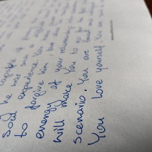 Alternative view of The Hand Written Letter with Affirmations
